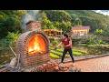 Building a Large Red Brick Incinerator After 6 Months on Vy Daily Life’s Farm