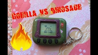 Gorilla vs Dinosaur virtual pet review | Тамагочи "Gorilla vs Dinosaur" screenshot 1