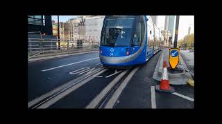 105 - West Midlands Metro: City Centre to Five Ways and Dudley on Sunday 20th November 2022