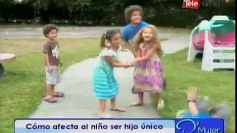 ¿Cómo le afecta haber crecido como hijo único?