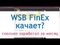 WSB Finex прибыль за месяц