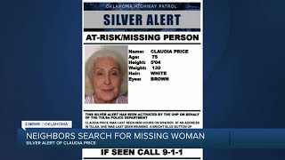 Neighbors continue to search for missing woman
