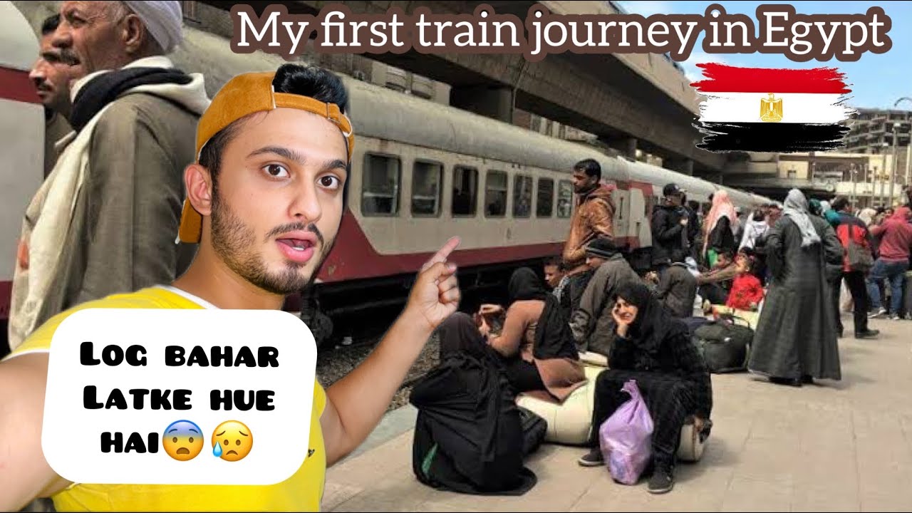 My first Train Journey In Egypt 🇪🇬 | Alexandria to Cairo | Firstclass trains of Egypt. 