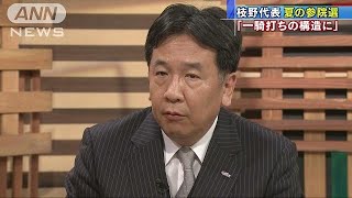 立憲・枝野代表　参院選に向け1人区すべて一本化を(19/01/19)
