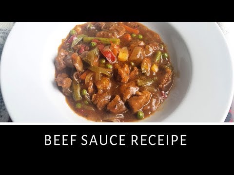 EASY BEEF SAUCE RECIPE || DICED BEEF STEAK STEW