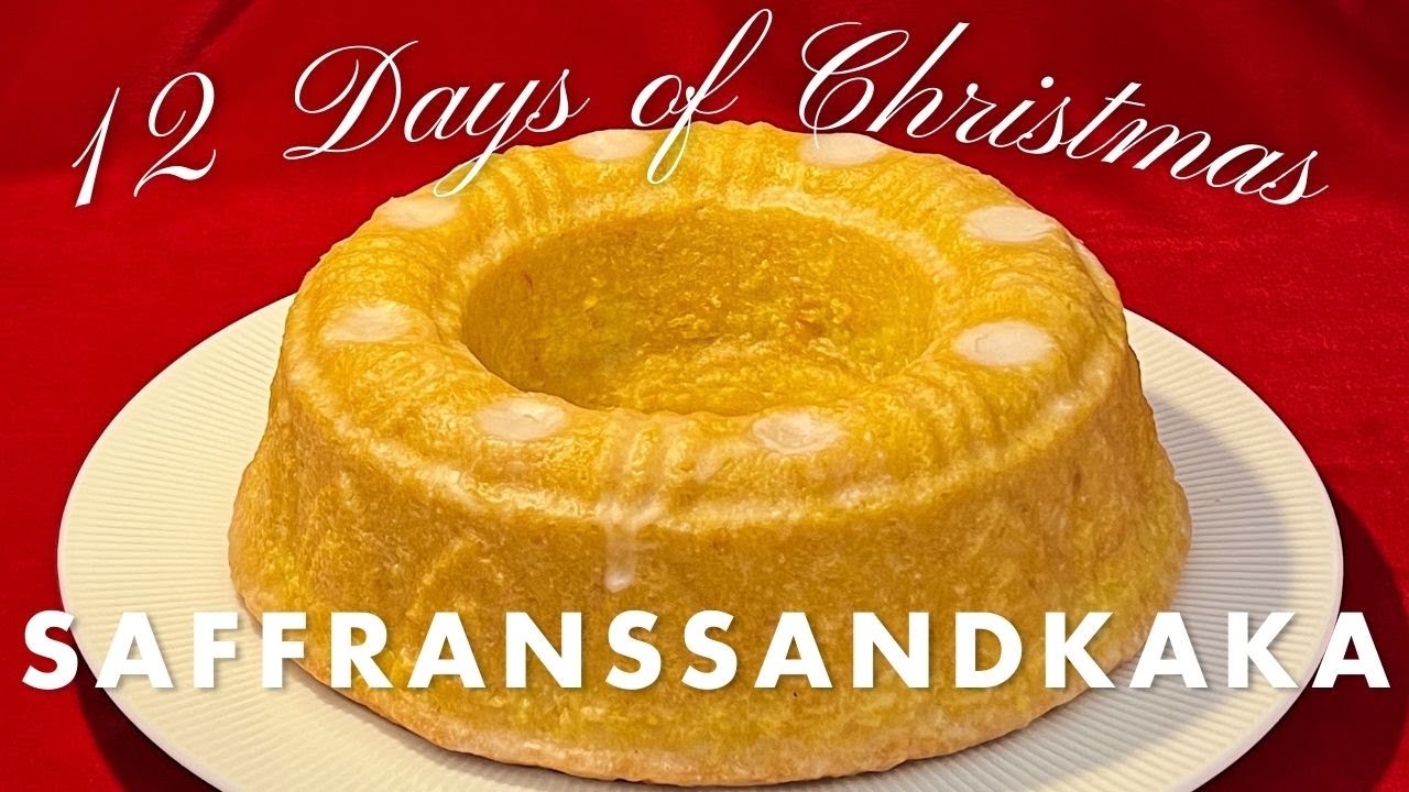 SAFFRANSSANDKAKA | Saffron Sand Cake | 12 Days of Christmas 2023 pt.10