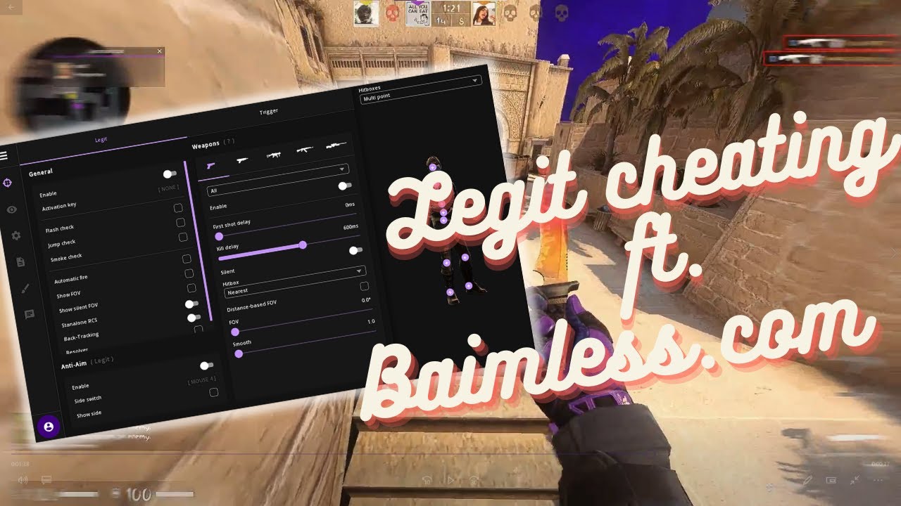 Legit Cheating ft. Baimless.com | - YouTube