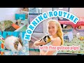 MORNING ROUTINE WITH 5 GUINEA PIGS! ☀ // VLOG