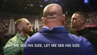 REVEALED WHAT CONOR MCGREGOR ACTUALLY SAID TO NATE DIAZ *(UNSEEN FOOTAGE)* (SUBTITLES)