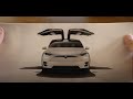 Unboxing and Review of the Official Tesla Model X 1:18 Scale Model in Midnight Silver