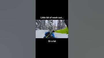 Snowmobiling I wash out a bit #shorts #skidoo #polaris #snowmobile #braap #sled #backcountry #fail