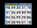 【Number Search】Stimulate Memory with Brain Training #3