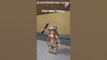 POV MM2 Hitbox : #roblox #trending #viral #mm2 #robloxedit #funny #meme #shorts #fyp #relatable