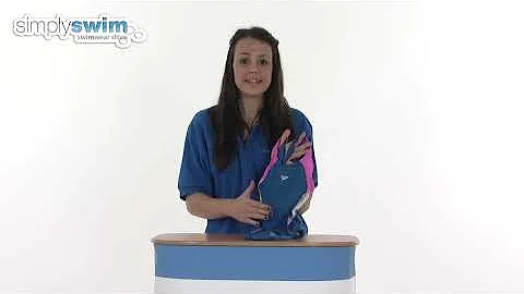 Speedo Girls Endurance Plus Speedlane Splashback in Blue and Pink - www.simplyswim.com