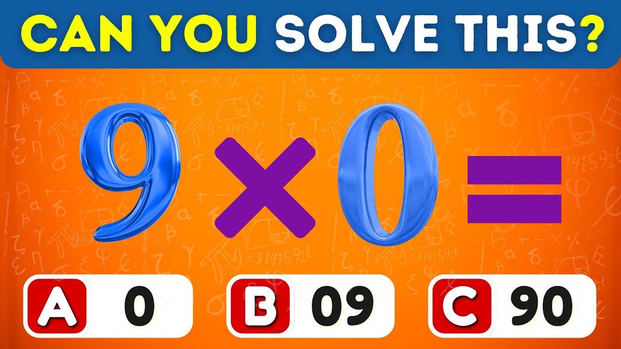 Сможете ли вы пройти этот тест по математике? ➗➕☠️ Легкий, Средний, Сложный | Quiz Falcon
