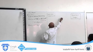 Lecture 7 Algorithms,Quick sort Analysis (Arabic), Dr. Ghassan Shobaki @ PSUT