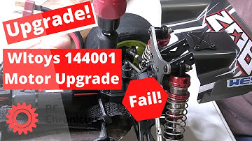Wltoys 144001 Motor Upgrade! Failure to Execute!