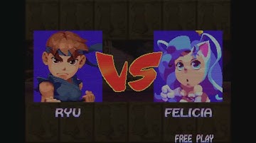 CAPCOM FIGHTING COLLECTION Super Puzzle Fighter 2 Turbo Hard Longplay Ryu