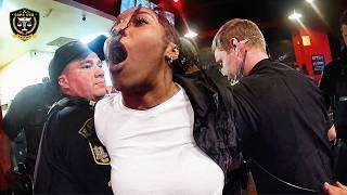 Gen Z Dragged out of Restaurant Over Her Disgusting Behavior | Karens Getting Arrested By Police