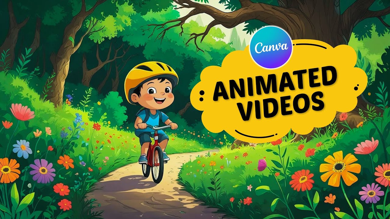How To Make Animated Cartoon Video in Canva | 2025 | Canva Tutorial For ...