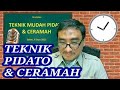 Teknik pidato  training online teknik muda untuk pidato dan ceramah