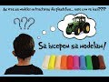 Vom reusi sa facem un tractoras 2D din plastelina??? | Modelam, cantam si desenam