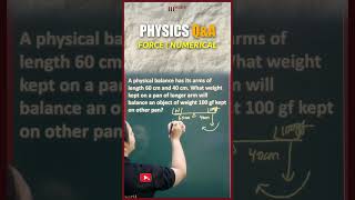Physics Numerical Part 6 | Principle of Moments Balance Question