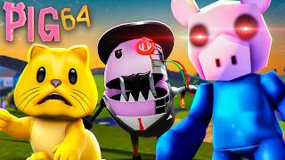 I PLAYED MINITOONS NEW PIGGY GAME - ROBLOX PIG 64!!
