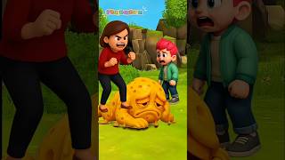 Mother Hit The Monster That Was Bothering Me animation funny cartoon trending shorts