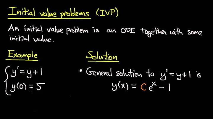 ODE | Initial value problems