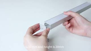 3020Mm Led Strip In Profile Aluminium Channel For Led Lights-L133