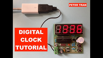 DIY Electronics Digital Clock AT89C2051 | Construction and Explanation