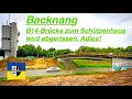 B14-Ausbau Backnang, B14-Brücke zum Schützenhaus wird abgerissen