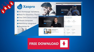 Download Xzopro WordPress Theme for Free | Business & Multipurpose Theme 2025