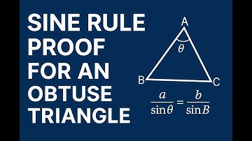 Sine rule  proof for an obtuse angled triangle | Trignomentry | Ur| Advanced level | A/L | combined