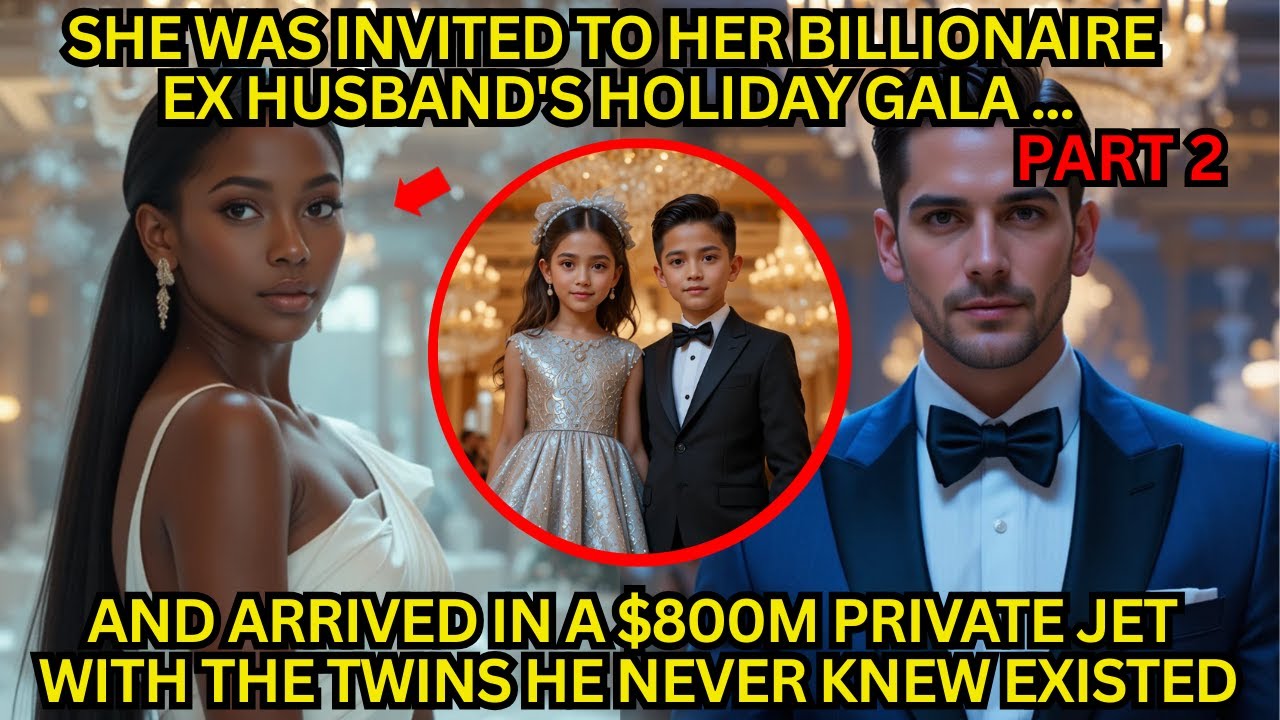[PART 2] SHE WAS INVITED TO HER BILLIONAIRE EX HUSBAND'S HOLIDAY GALA —AND ARRIVED IN A $800M JET...