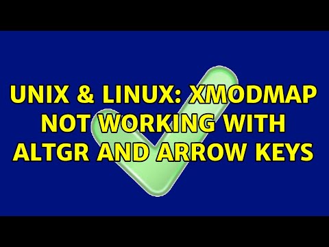 Unix & Linux: xmodmap not working with AltGr and arrow keys