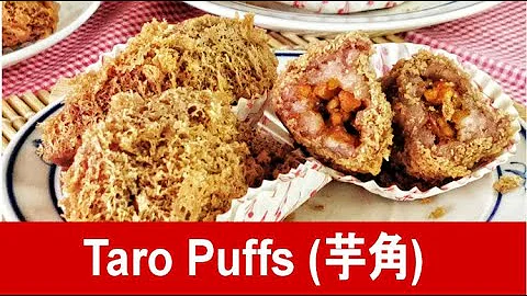 Taro puffs - How to make woo kok /  at home