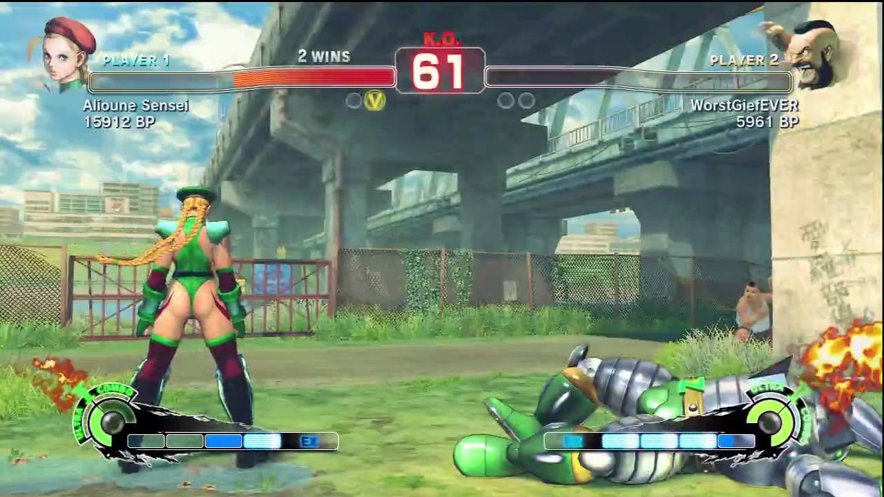 Alioune (Cammy) vs WorstGiefEVER (Zangief) 1/2