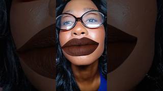 LOS LABIALES MARRONES NO RESALTAN LAS PIELES NEGRAS 💄 #darkskin #brownlips #makeup