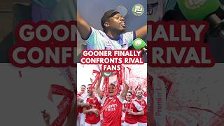 GOONER FINALLY CONFRONTS RIVAL FANS | Podcast Pundits #arsenal #footballchant #coyg