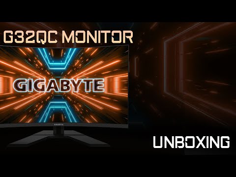 GIGABYTE G32QC Monitor | Unboxing & First Look