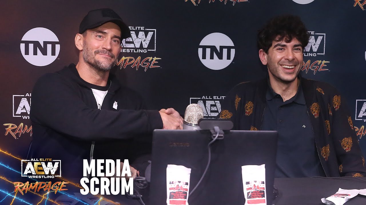 AEW Media Scrum with CM PUNK and TONY KHAN | AEW Rampage:  The First Dance  | 8/20/21