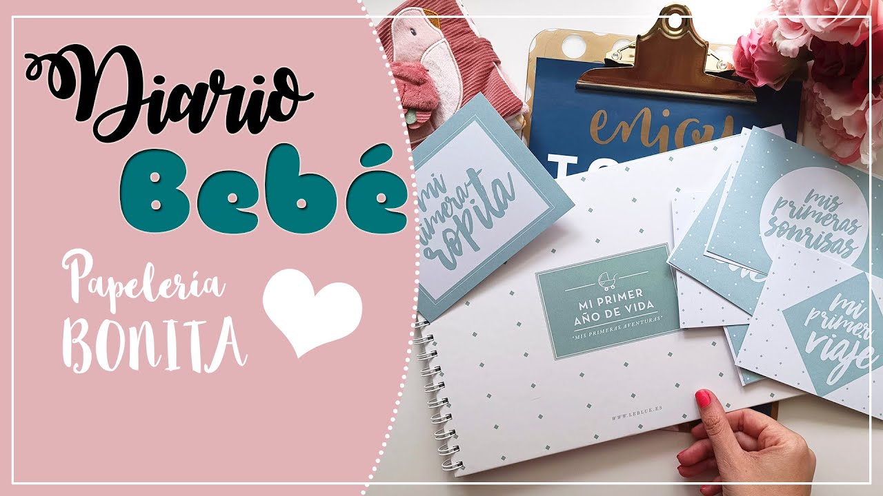 Diario BEBÉ | Mi primer año de vida + embarazo | @kimidori7924 Papelería  bonita online - YouTube