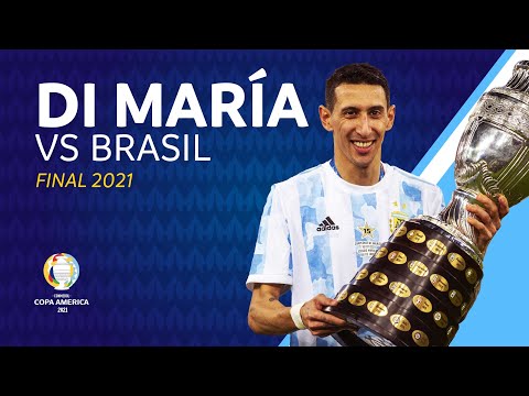 Ángel Di María en la final contra Brasil | HIGHLIGHTS | CONMEBOL Copa América 2021