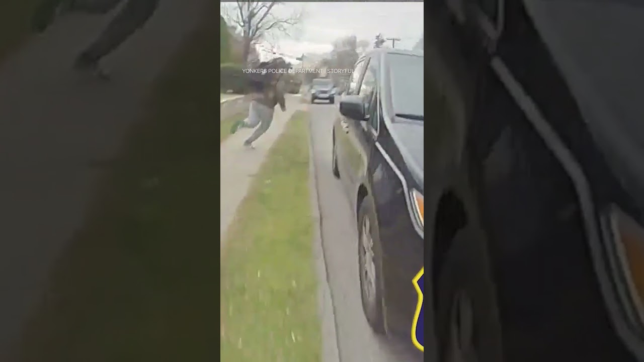 Porch pirate caught in the act stealing packages, tackled by police