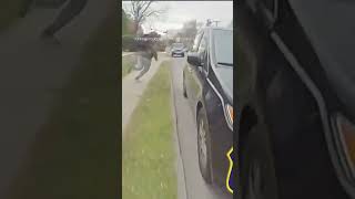 Porch Pirate Caught In The Act Stealing Packages, Tackled By Police