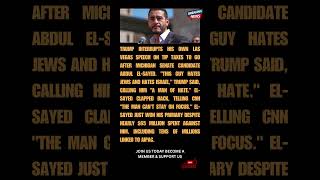 Trump Derails His Own Economic Speech to Attack Michigan Senate Candidate Abdul El Sayed