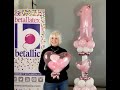 bDesign Tutorial: Pretty In Pink First Birthday Column