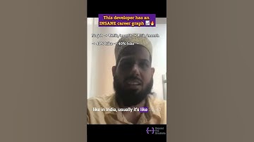 This developer has an insane career story #coding #career #motivation